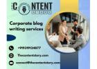 Corporate Blog Writing Services - TheContentStory