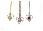 Gemstone Heart Pendants