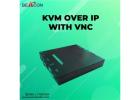 Access PCs remotely through KVM over IP with VNC support