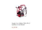 Portable cow milking machine