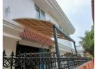 Modern Steel Pergola with Roof for Contemporary Homes