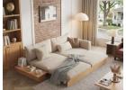 Luxury Modern Solid Wood Sofa Bed – Durable, Sustainable & Perfect for Small Spaces