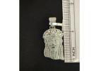 Moissanite Jesus Head Pendant 2.04 CTW | 925 Sterling Silver Round Cut Religious Necklace