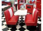 Bars and Booths.com, Inc furnishes 50’s diner booth for sale assembled in the USA